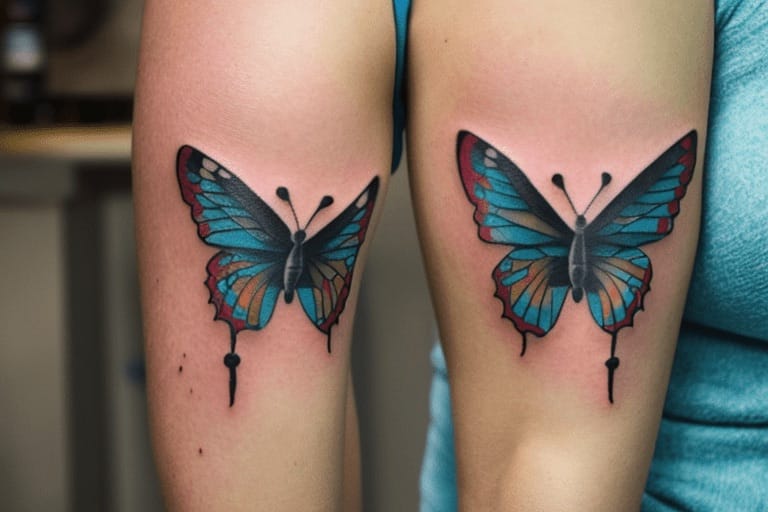 Significado de los tatuajes de mariposas en los brazos