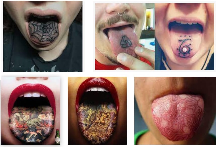 tatuaje en la lengua